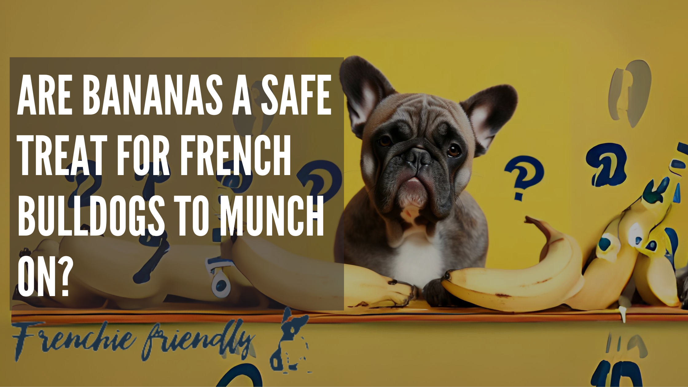 Can French Bulldogs Eat Bananas