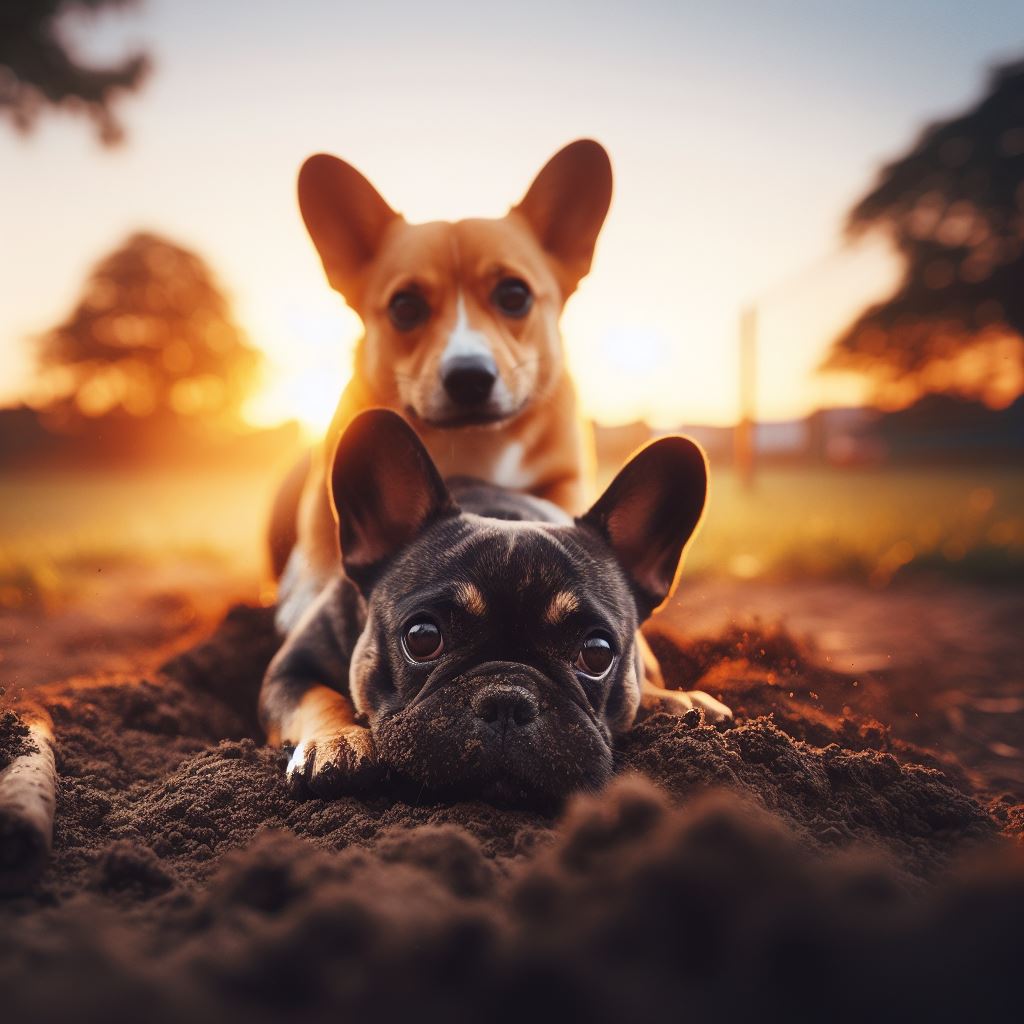 French Bulldog with Frenchie Corgi Mix