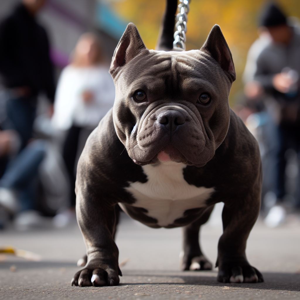 Height and weight of American Bully Mix with French Bulldog